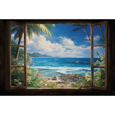 Tableau Fenêtre Mer
